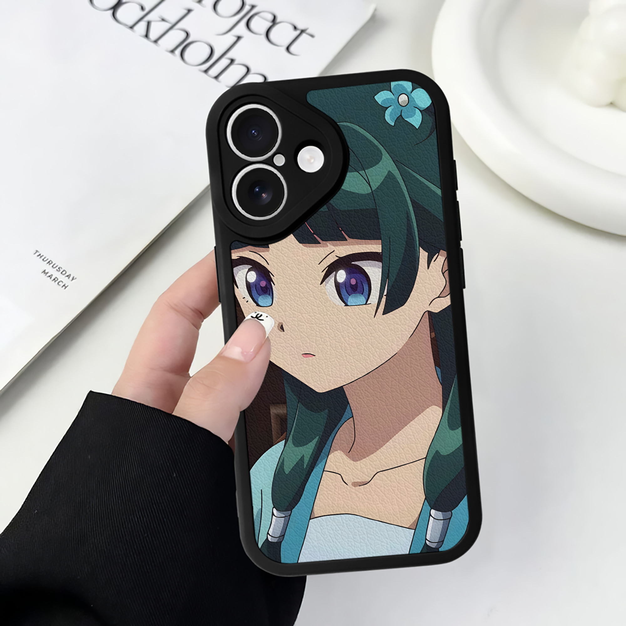 薬屋のひとりごと The Apothecary Diaries 【iPhone 16シリーズ対応】シリコンスマホケース（レザー調） 材質：シリコン